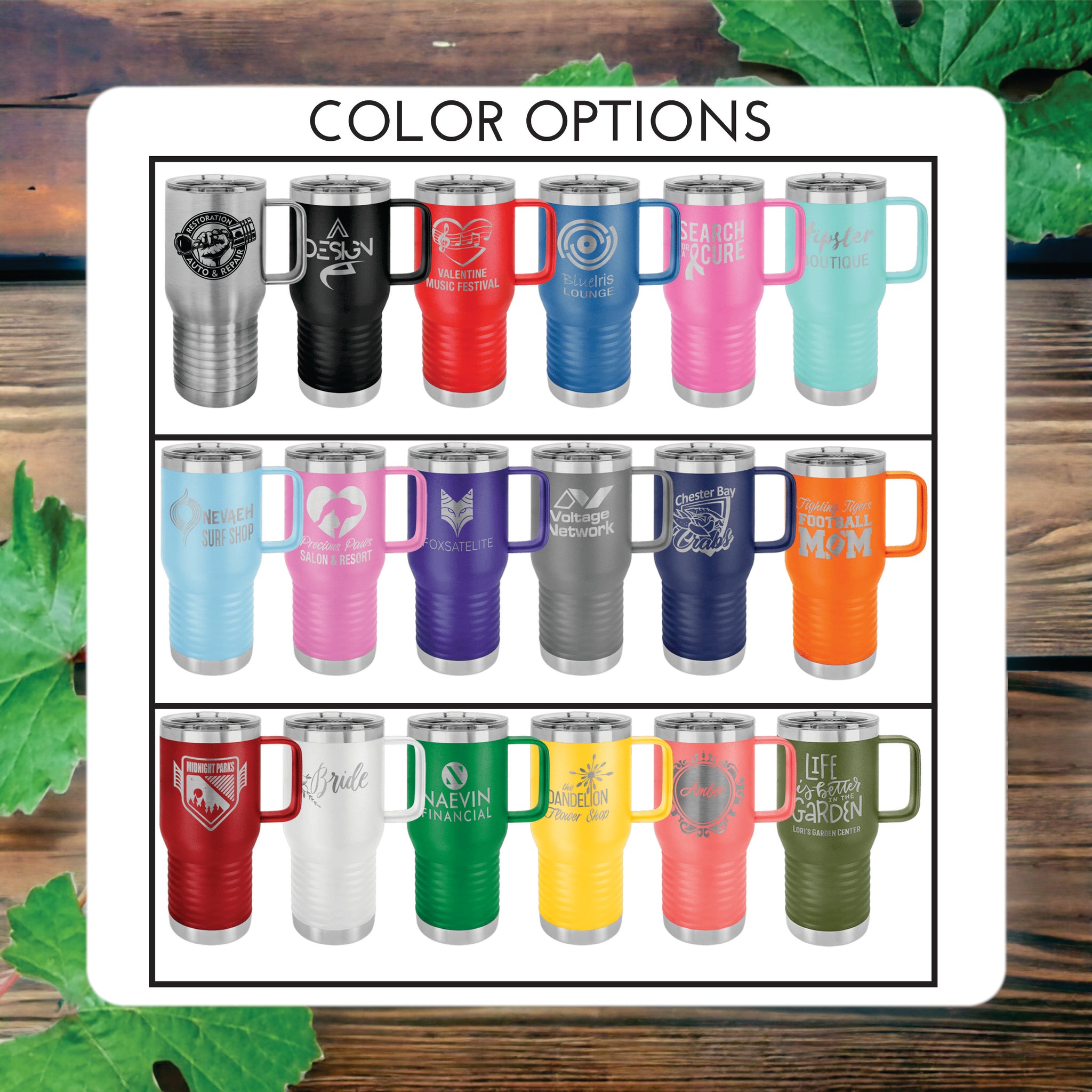 20 oz. Insulated Travel Mug with Slider Lid