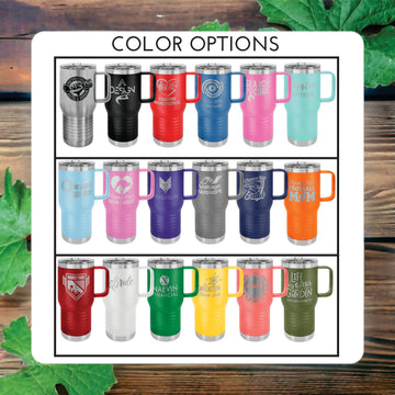 20 oz. Insulated Travel Mug with Slider Lid
