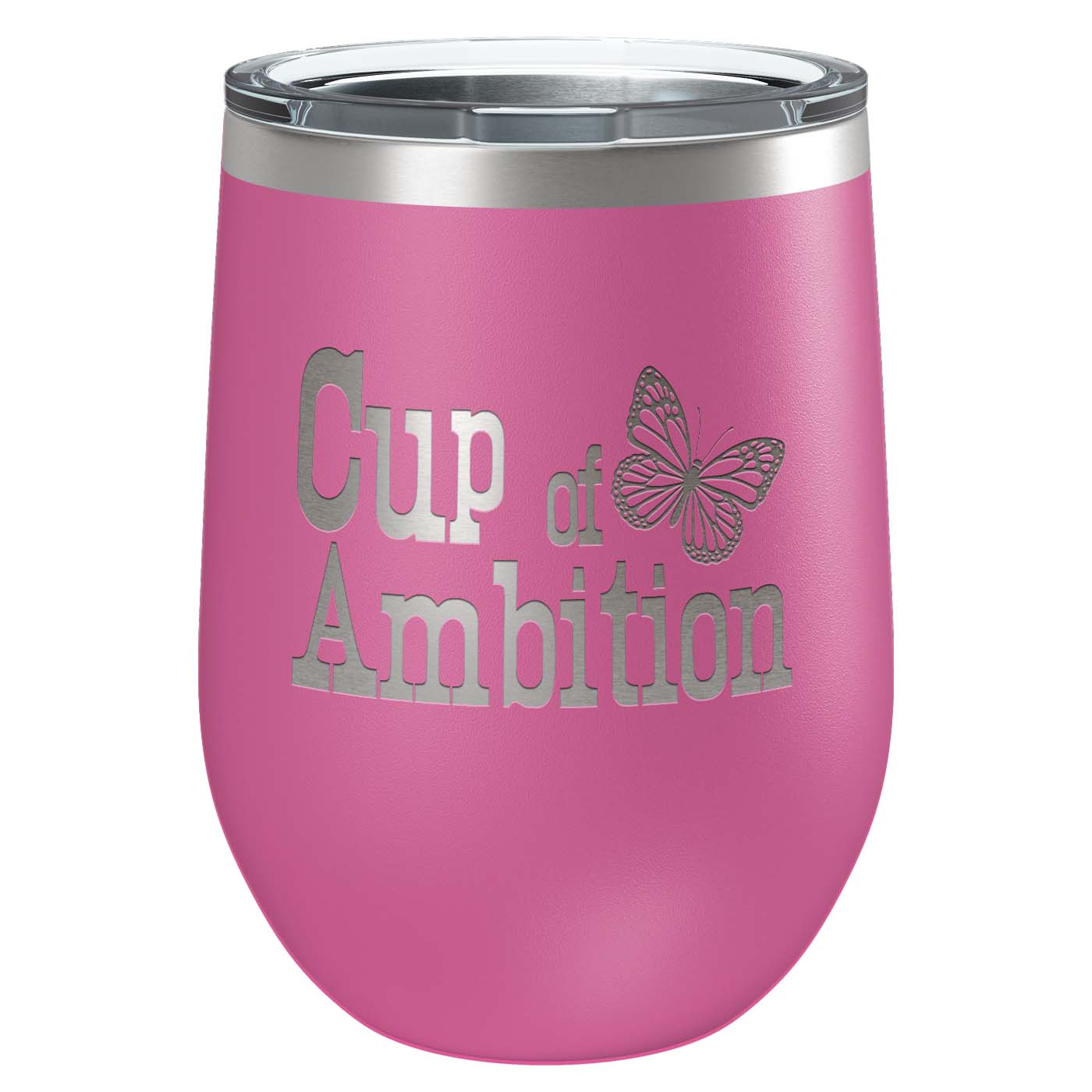 Cup Of Ambition (12 oz) Pink Tumbler