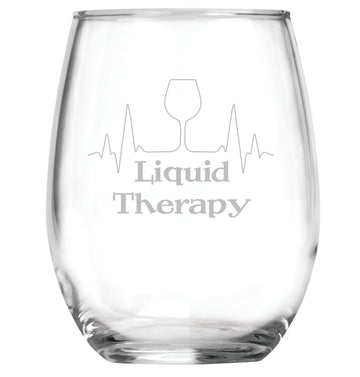 Liquid Therapy (15 oz) Stemless Glass