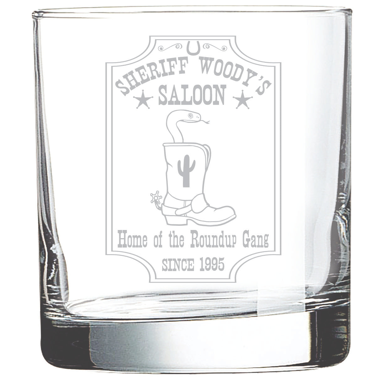 Sheriff Woody's Saloon - Whiskey Glass