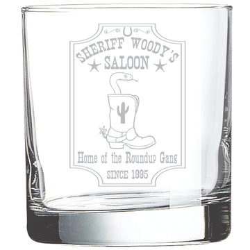 Sheriff Woody's Saloon - Whiskey Glass